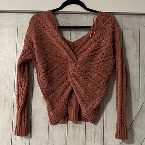 Jessica Simpson Twist Back Sweater